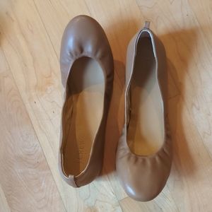 J. Crew Camel Ballet Flats Size 10